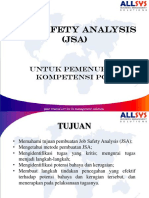 Job Safety Analysis (JSA) : Untuk Pemenuhan Kompetensi Pop