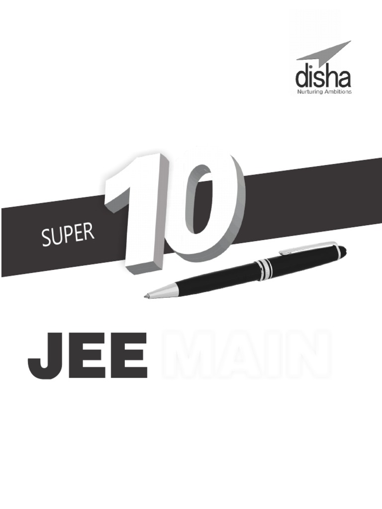 Super 10 Mock Tests For Jee Mai Disha Experts Pdf Electronvolt Speed Of Light