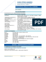 FDS ÁCIDO CÍTRICO ANHIDRO Revisión 5.pdf