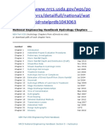 NRCS National Engineering Handbook Hydrology Chapters