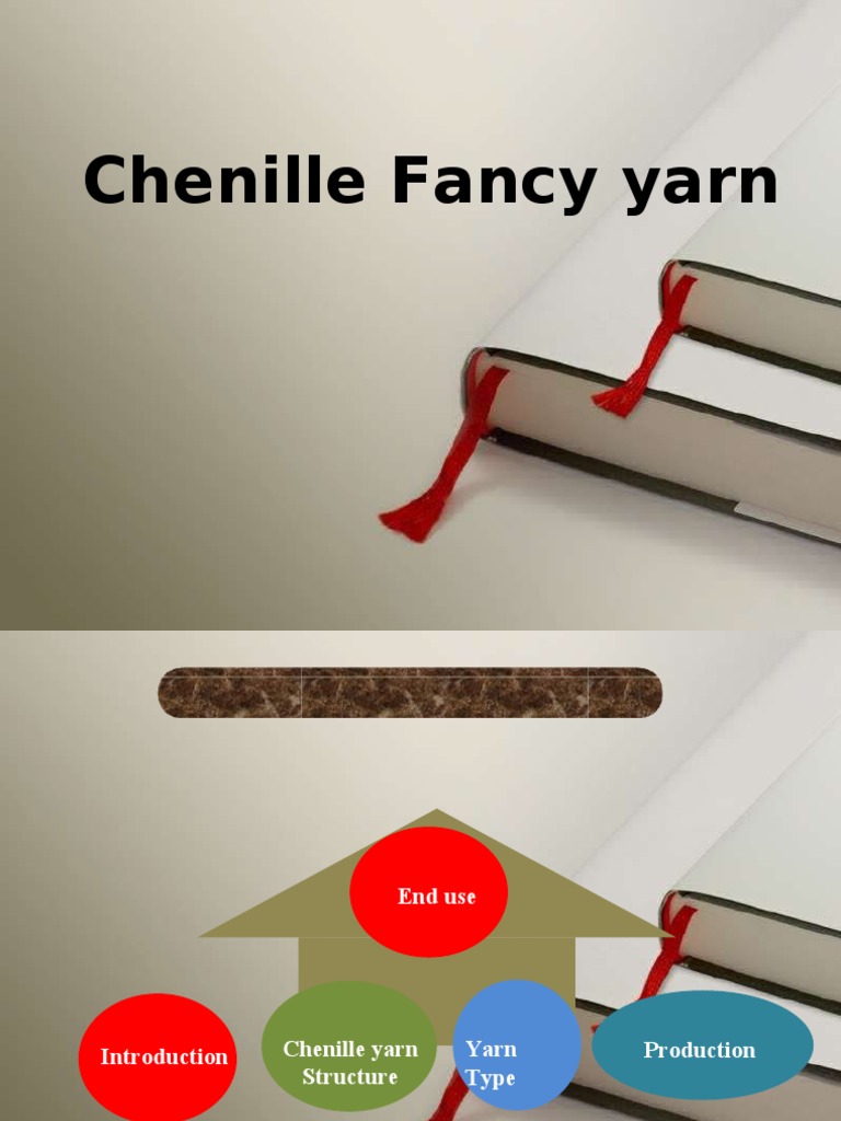 Structure of a chenille yarn.