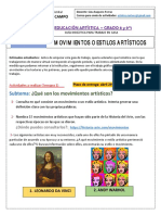 Artística 8 y 9 (1) - Guía de Trabajo PDF