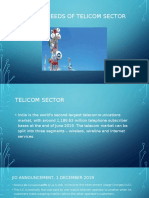 A Financial Needs of Telicom Sector
