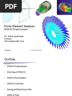 FEM ANSYS Preprocessor PDF