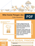 Nilai Sosial Pangan Dan Makanan