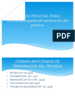 Formas Anticipadas de Terminacion Del Proceso Procesal Penal