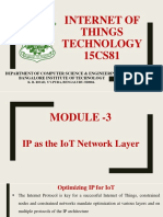 15CS81 - M3 - OPTIMIZING IP For IoT PDF