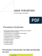 Processos industriais para produção de aço e ligas metálicas