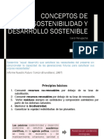 Conceptos de Sostenibilidad y Desarrollo Sostenible