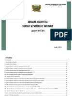 PROJETANNUAIREDES DEPUTES Sanscontactsbisr PDF