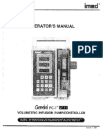 Imed Gemini PC-1 Infusion Pump - User Manual PDF