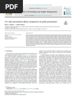 U S Chief Procurement Officers Perspectiv - 2020 - Journal of Purchasing and S