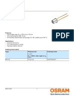 Silicon PIN Photodiode: Features