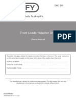 DWD 316 Washer-Dryer Manual