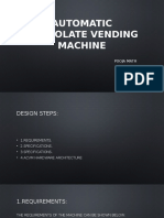 Automatic Chocolate Vending Machine: Pooja Math