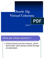 Oracle 11g Virtual Columns