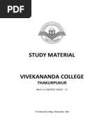 Study Material: Thakurpukur