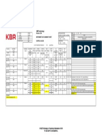 KBR Technology: Houston, USA Instrument Data Summary Sheet Control Valves