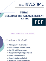 Prezantimi - Tema - 1 - Investime PDF