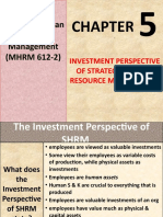 Investment Perspective of Strategic Human Resource Management
