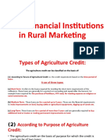 Role of Financial Institutions in Rural Marketing