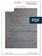Serie TD Équilibre Chimique+corrigés PDF