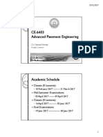 CE CE 6403 6403 CE CE - 6403 6403 Advanced Pavement Engineering Advanced Pavement Engineering