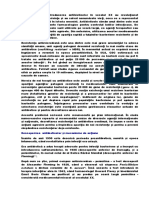 Multidrug Resistant: Descoperirea Antibioticelor Şi Mecanisme de Ac Iune Ţ