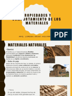 Propiedades y Comportamiento de Los Materiales