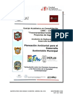 Planeación Ambiental para El Desarrollo Sustentable Municipal