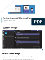 Design Issues of Microsoft Teams: in Terms of Affordance