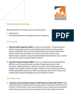 Brooke Pakistan Partnerships: Funded Partners