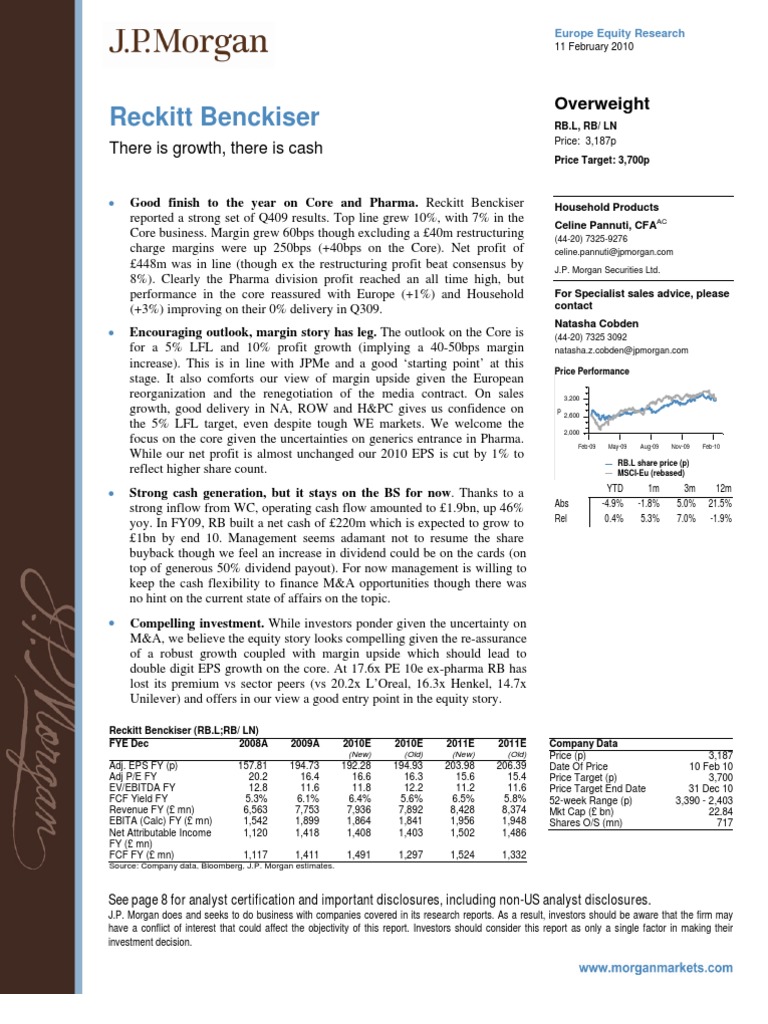 JP Research Report RB PDF Financial Analyst Jp Chase