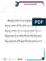 Partitura - Por La Escalerita PDF