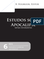 Série Santuário e Profecias Apocalípticas - Vol. 6 - Estudos Sobre o Apocalipse (Temas Introdutórios) - Editor. Pr. Frank Holbrook (DARCOM) PDF