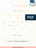 Planner Do Autocuidado PDF