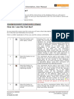 What Is The Tool Bar?: CMPIC: System Orientation, User Manual