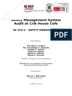 Safety Management System Audit at Crib House Cafe