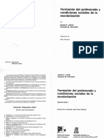 Liston - Zeichner - Formacion Del Profesorado y Condiciones Sociales de La Escolarizacion