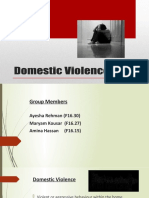 When Does Domestic Violence Occurs in PK
