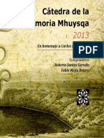 Cátedra de La Memoria Mhuysqa 2013 (ISBN) PDF