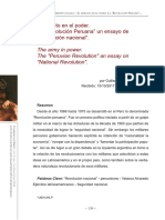 El Ejército en El Poder. La "Revolución Peruana" Un Ensayo de "Revolución Nacional"