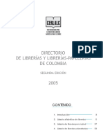 Directorio Librerías Colombia