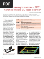 Scanning in Motion - ZEB1 Handheld Mobile 3D Laser Scanner