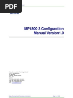 Download MP1800-3 Config Manual10 by karkisk SN45778422 doc pdf