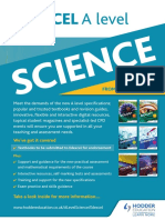 Edexcel ALevel Science - Leaflet PDF