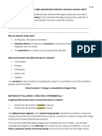 Measuring Reaction Rates