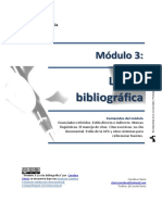 Módulo 3: La cita bibliográfica