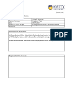 Peer Review or Class Observation Form