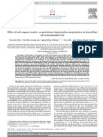 Effect of Soil Organic Matter On Petroleum Hydrocarbon Degradation in Diesel/fuel Oil-Contaminated Soil